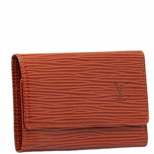 LOUIS VUITTON Epi Multicle 6 6-series Key Case M63813 Kenya Brown Leather Ladies