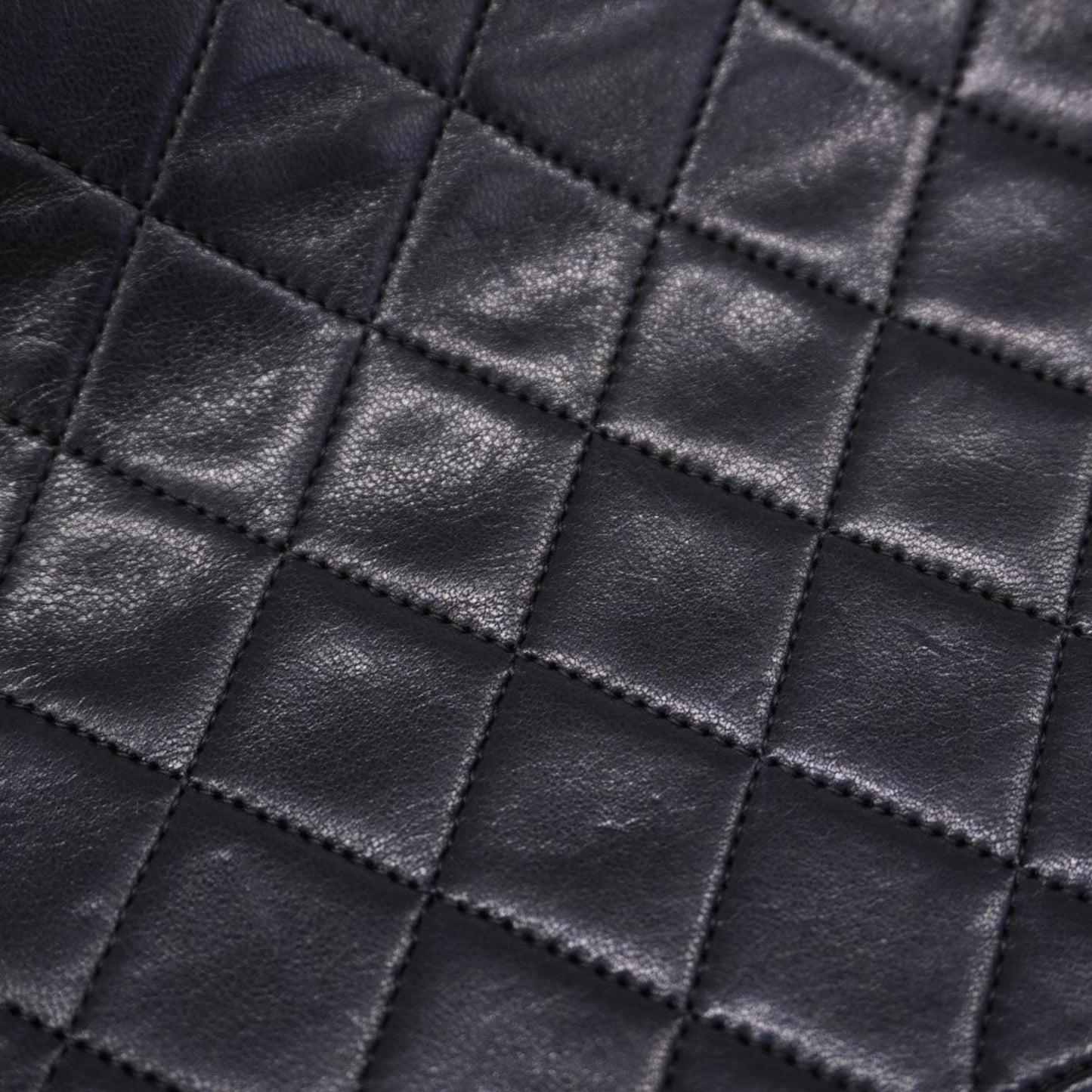 Chanel Shoulder Bag Matelasse Chain Lambskin Black Women's