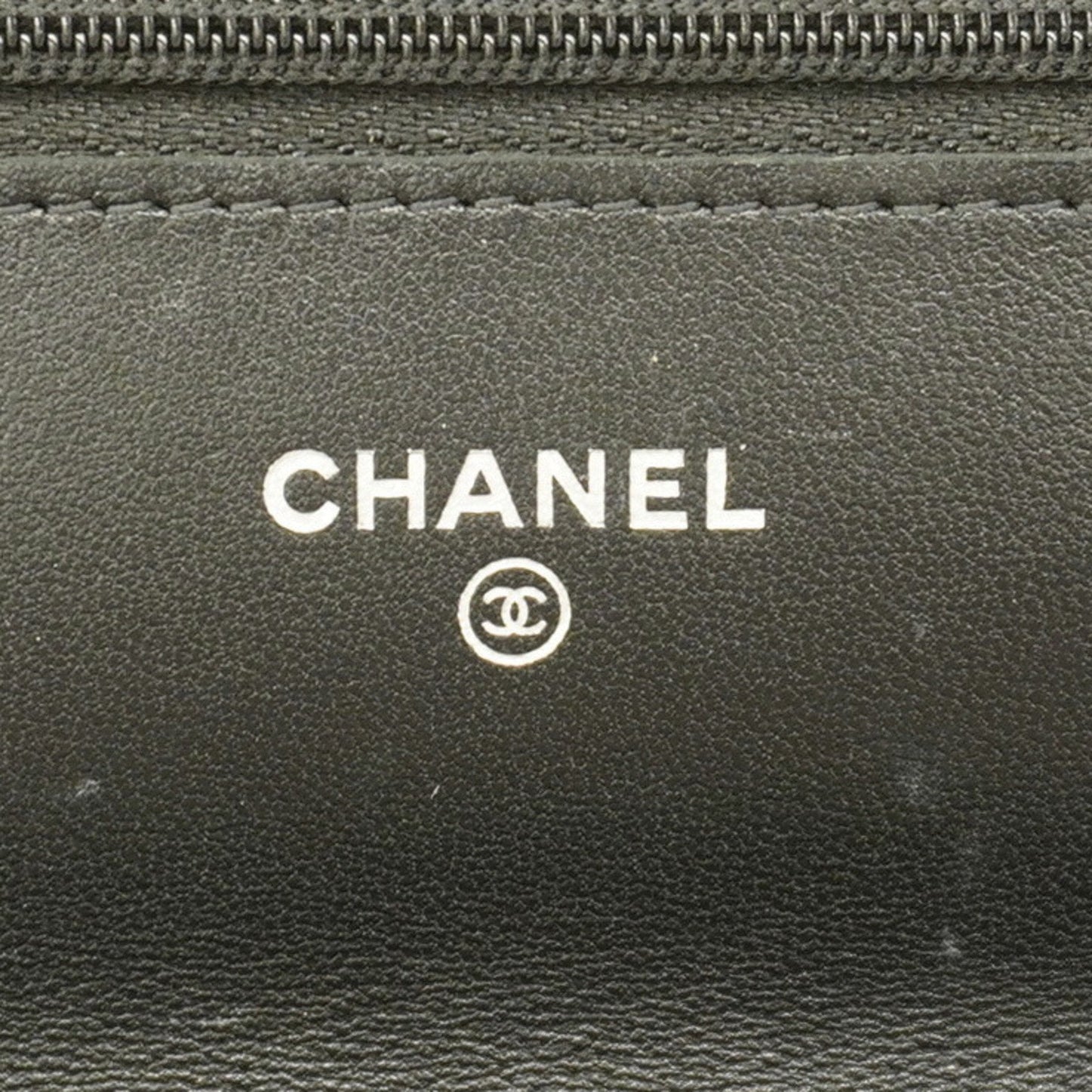 Chanel Shoulder Wallet Matelasse Chain Lambskin Black Women's
