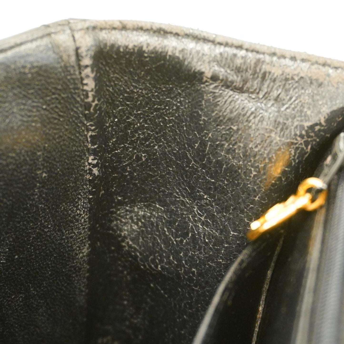 Chanel Shoulder Bag Deca Matelasse W Chain Lambskin Black Women's