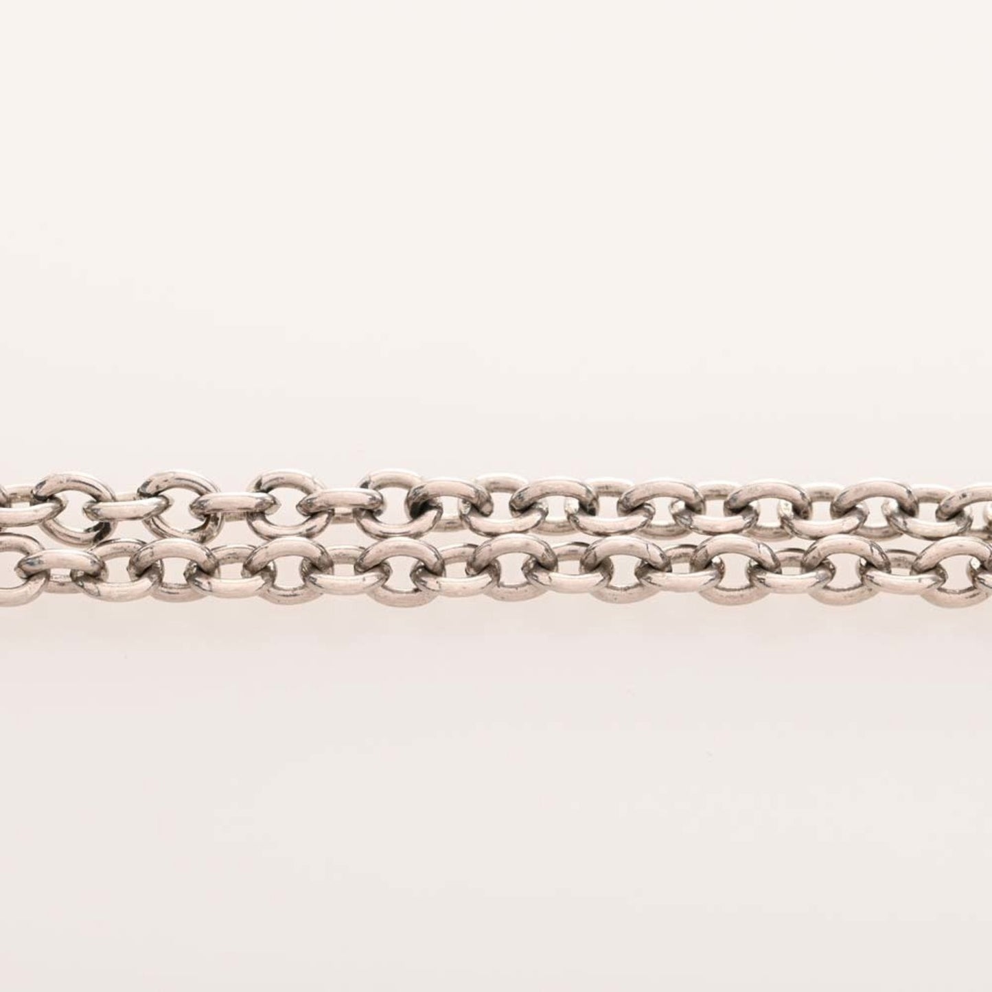 LOUIS VUITTON LV Key Necklace M00678 Silver Men's