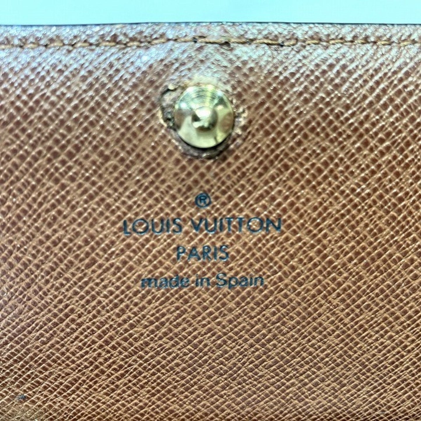 LOUIS VUITTON Monogram Portomone Vietresor M61730 Bifold Wallet Unisex
