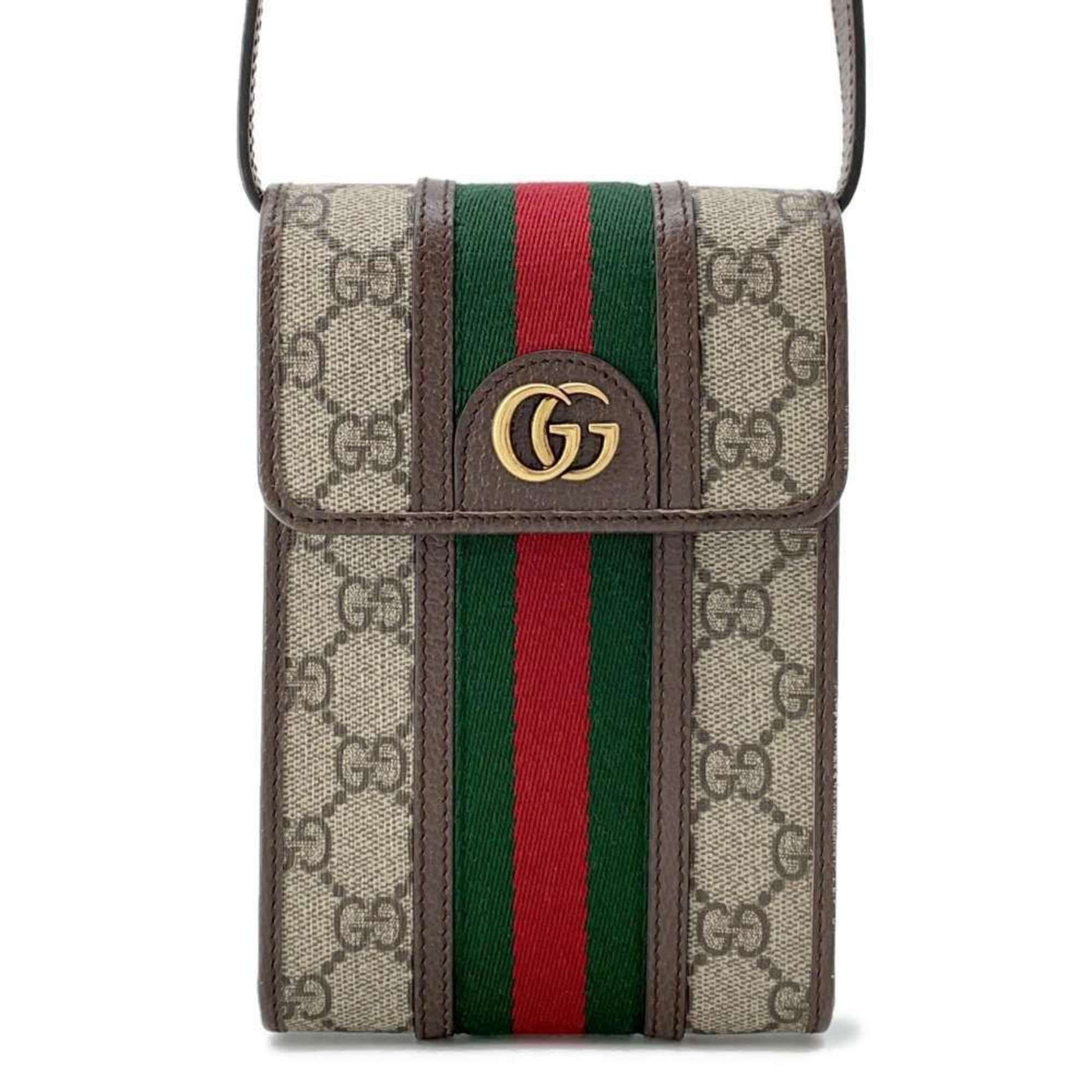 Gucci Brown Pvc Leather Shoulder Bag ()