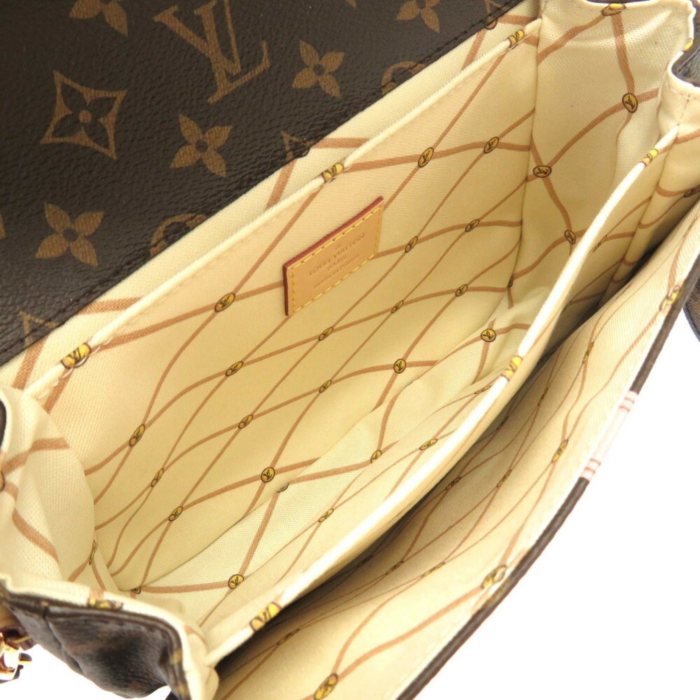 Louis Vuitton Monogram Pochette Metis Summer Trunk Limited M43628 Shoulder Bag 0238 LOUIS VUITTON