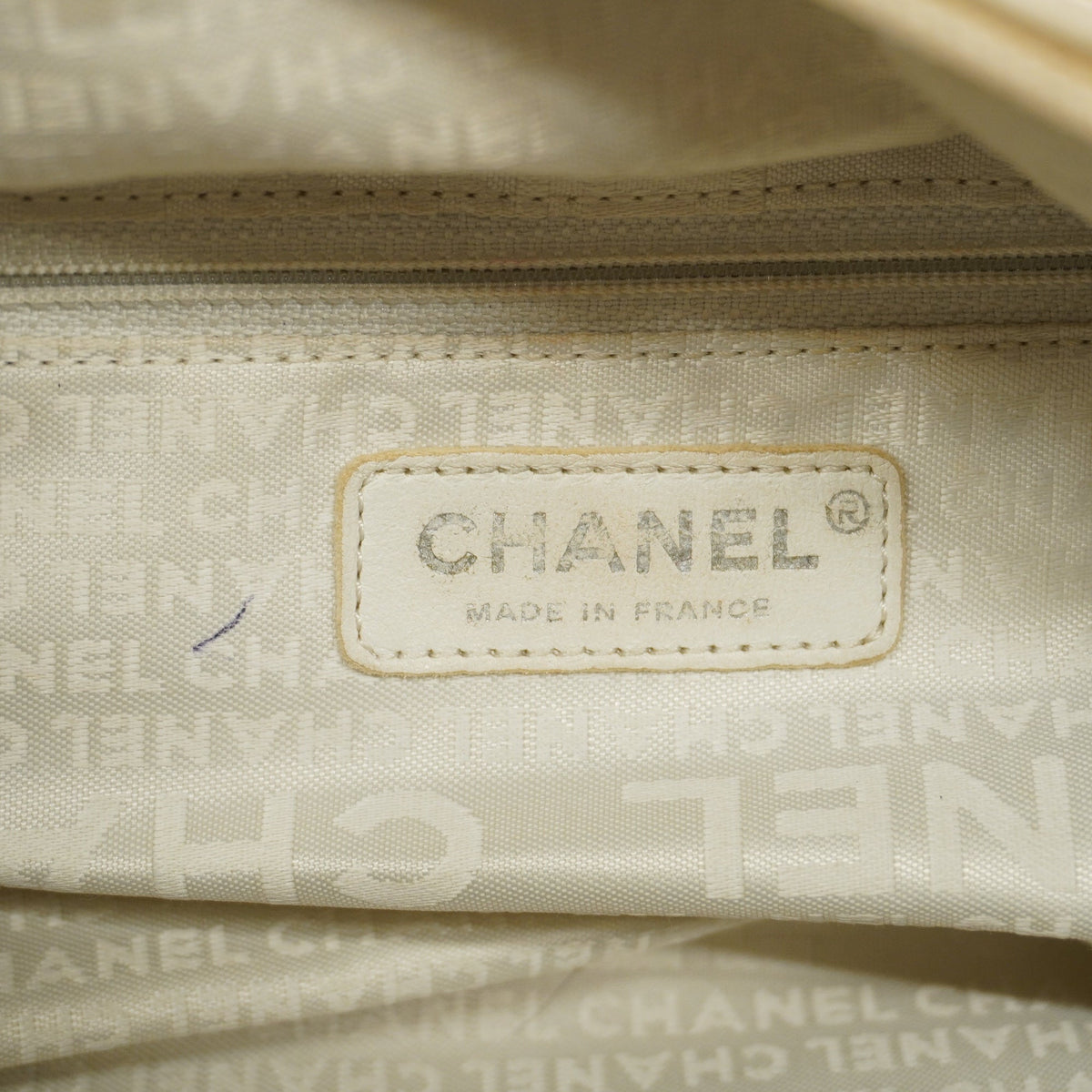 ChanelAuth  Wild Stitch HandBag Women's Leather HandBag Ivory