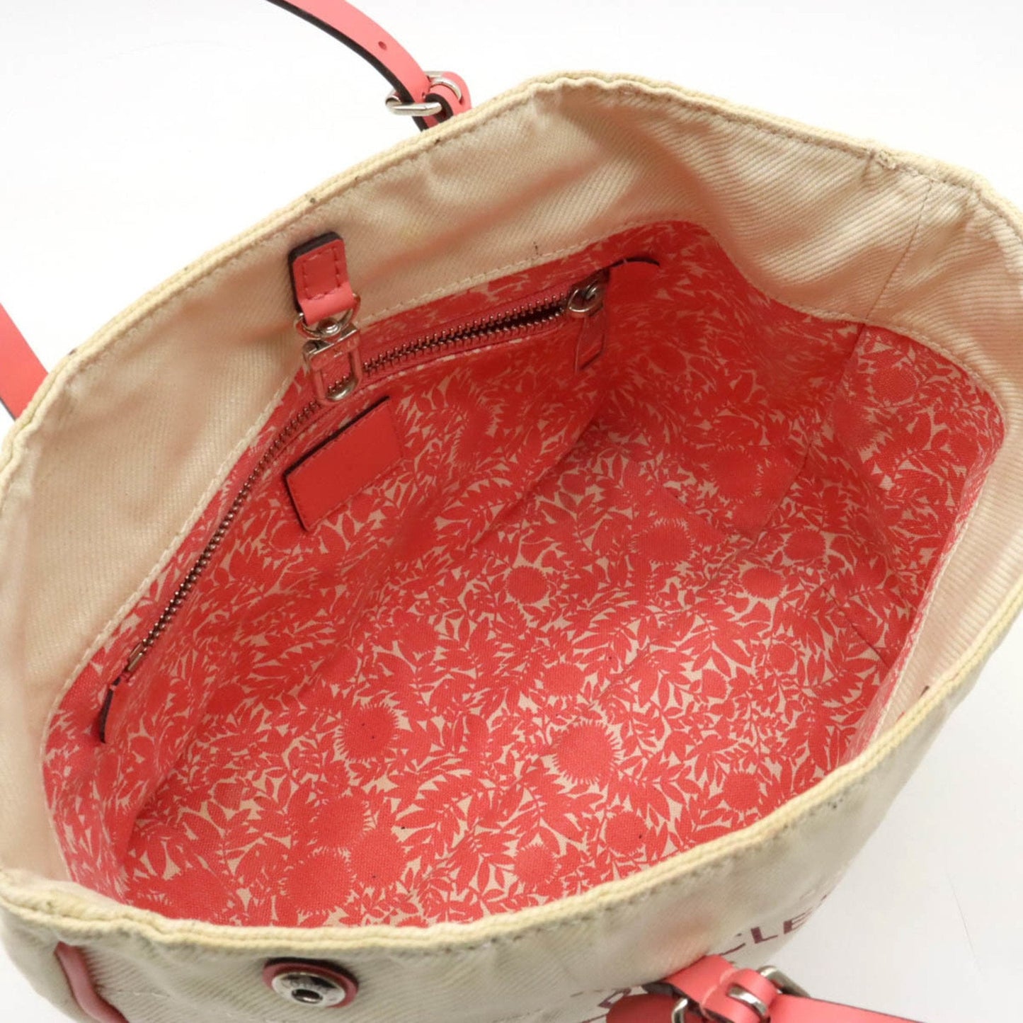 LOUIS VUITTON Summer Collection 2014 Hippo PM Tote Bag Shoulder Canvas Leather Corail Pink M94505