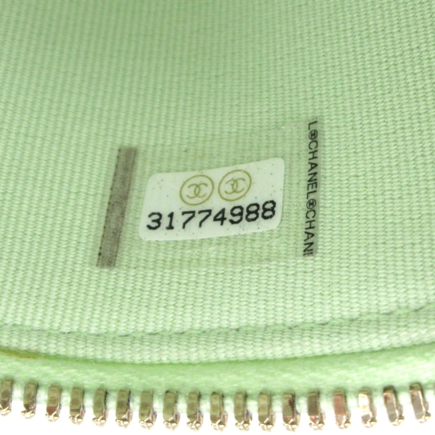 CHANEL Vanity ChainShoulder Bag Green Light green Caviar Skin (Grained Calf) AP2503