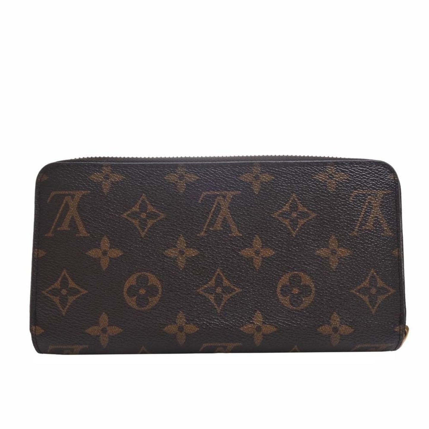 LOUIS VUITTON Monogram Zippy Long Wallet M41895 Brown Women's