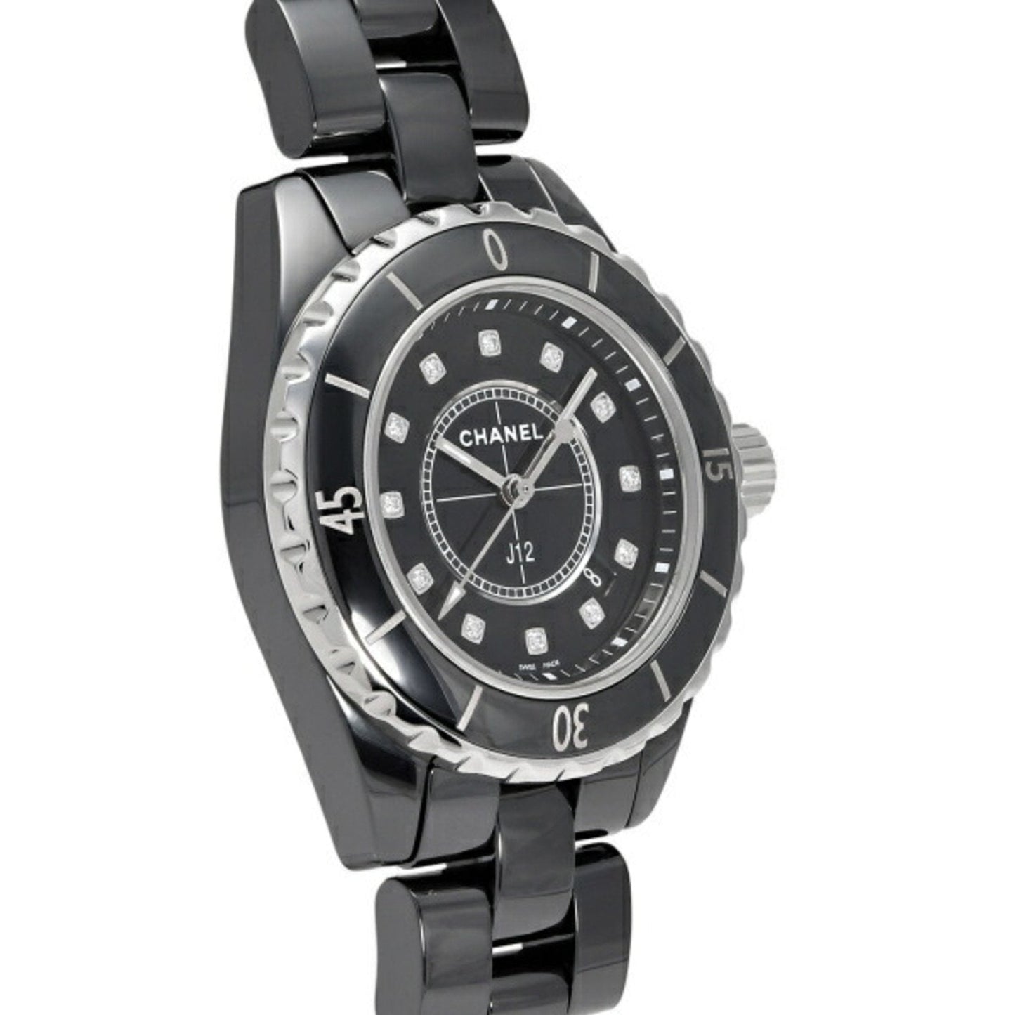 CHANEL J12 33MM H1625 Black Dial Watch for Women