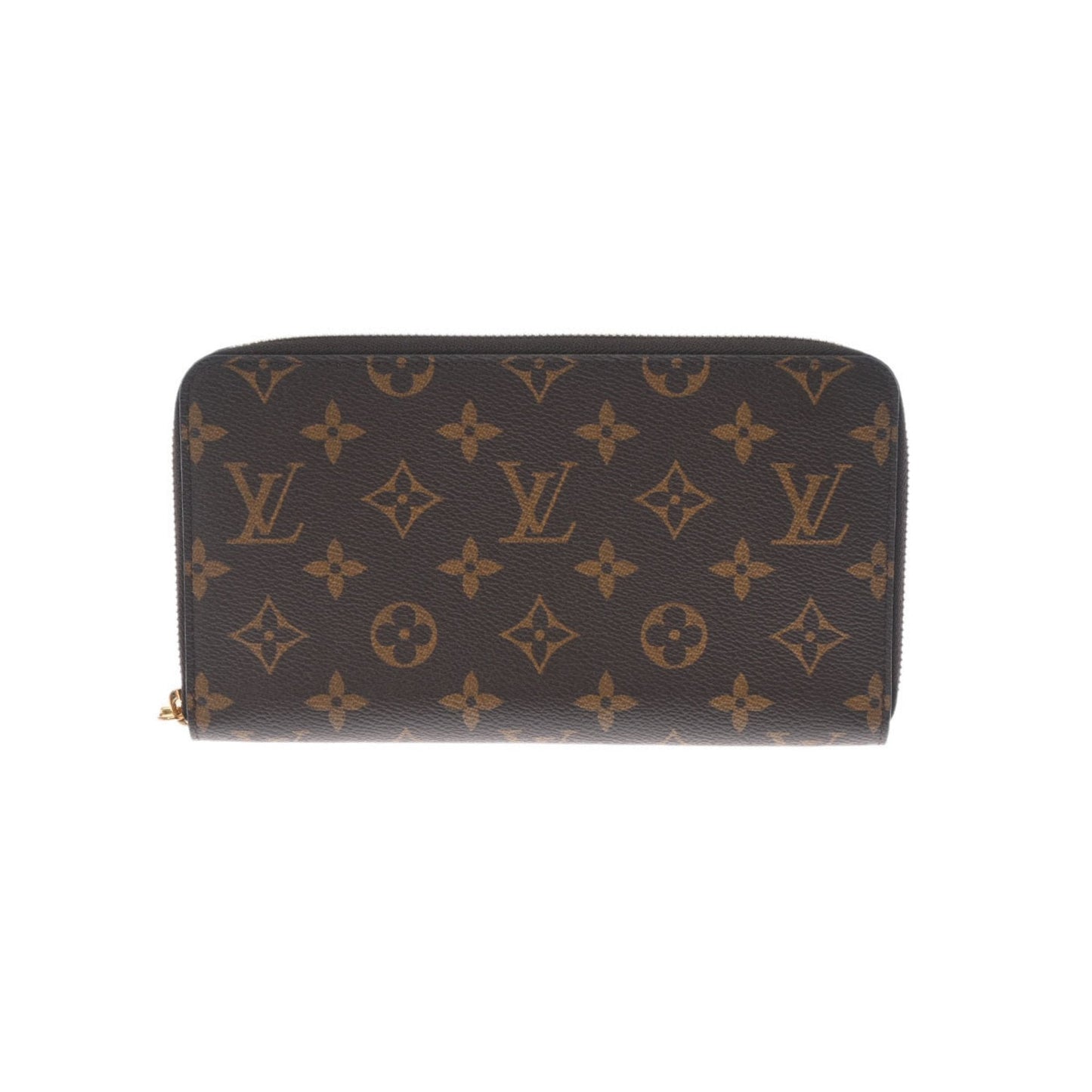 LOUIS VUITTON Monogram Zippy Organizer Brown M62581 Women's Canvas Long Wallet