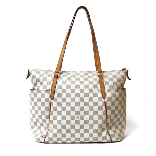 LOUIS VUITTON Shoulder Bag Damier Azur LV Totally GM N51263 White Ladies Canvas