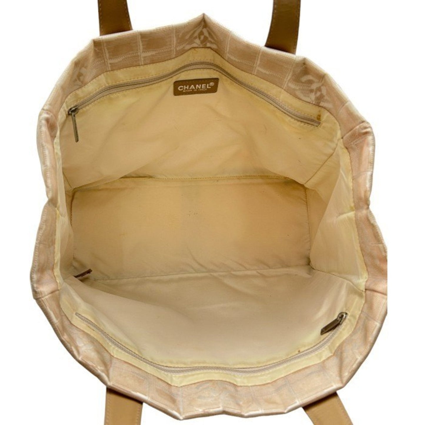 CHANEL New Travel Line Tote Bag Beige