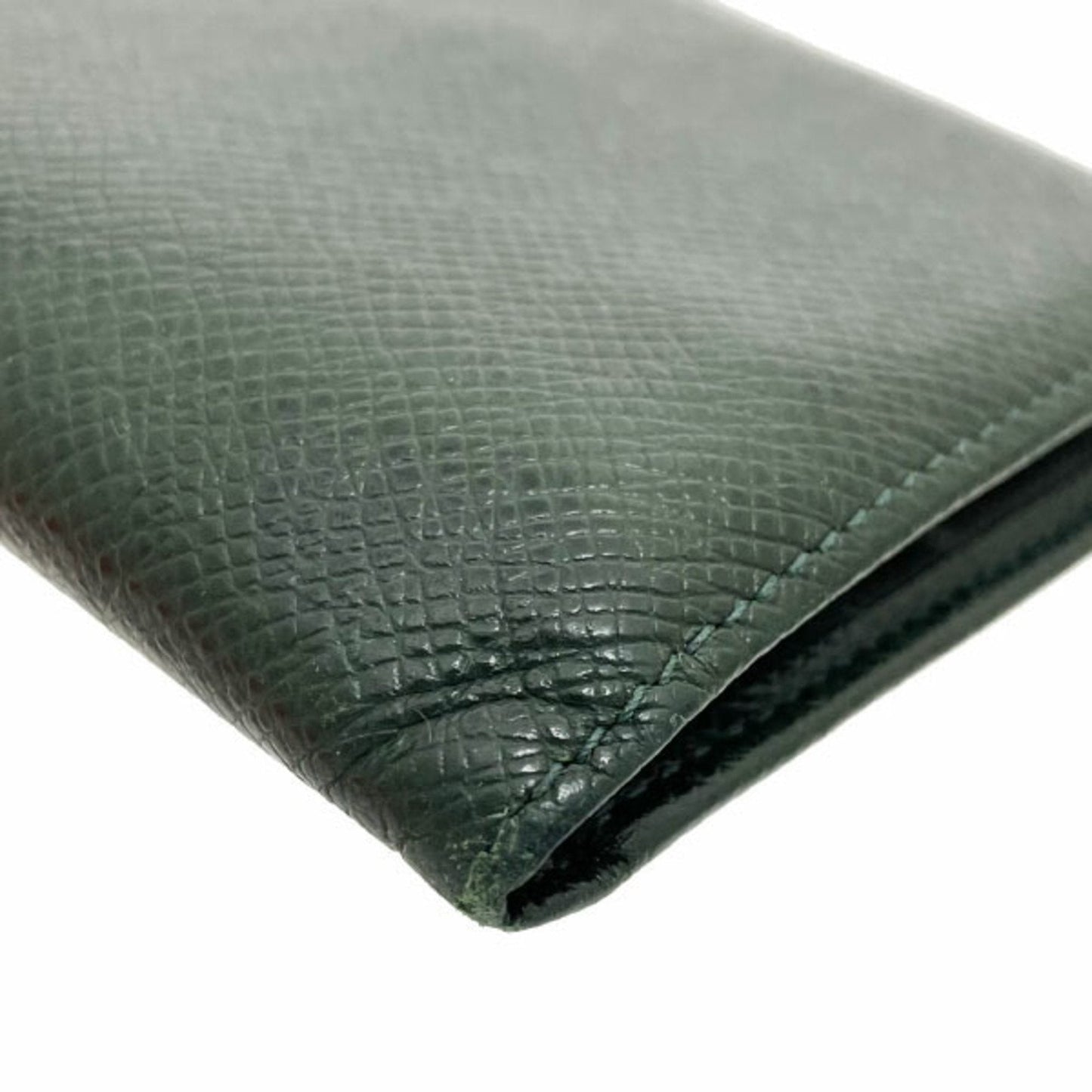 LOUIS VUITTON Wallet Taiga Portobier 3 Cult Credit Leather Epicea Green Dark M30454  Bifold Men's