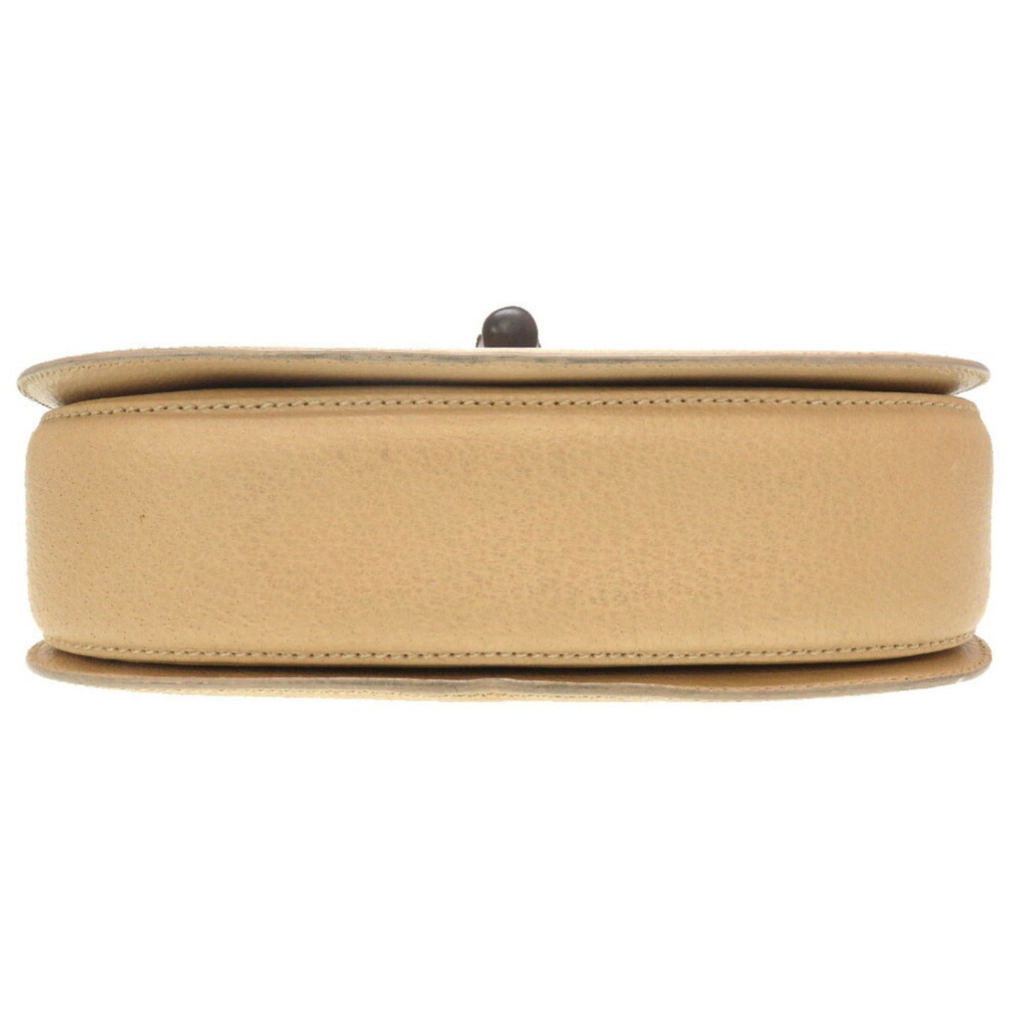 Gucci Beige Bamboo Leather Handbag