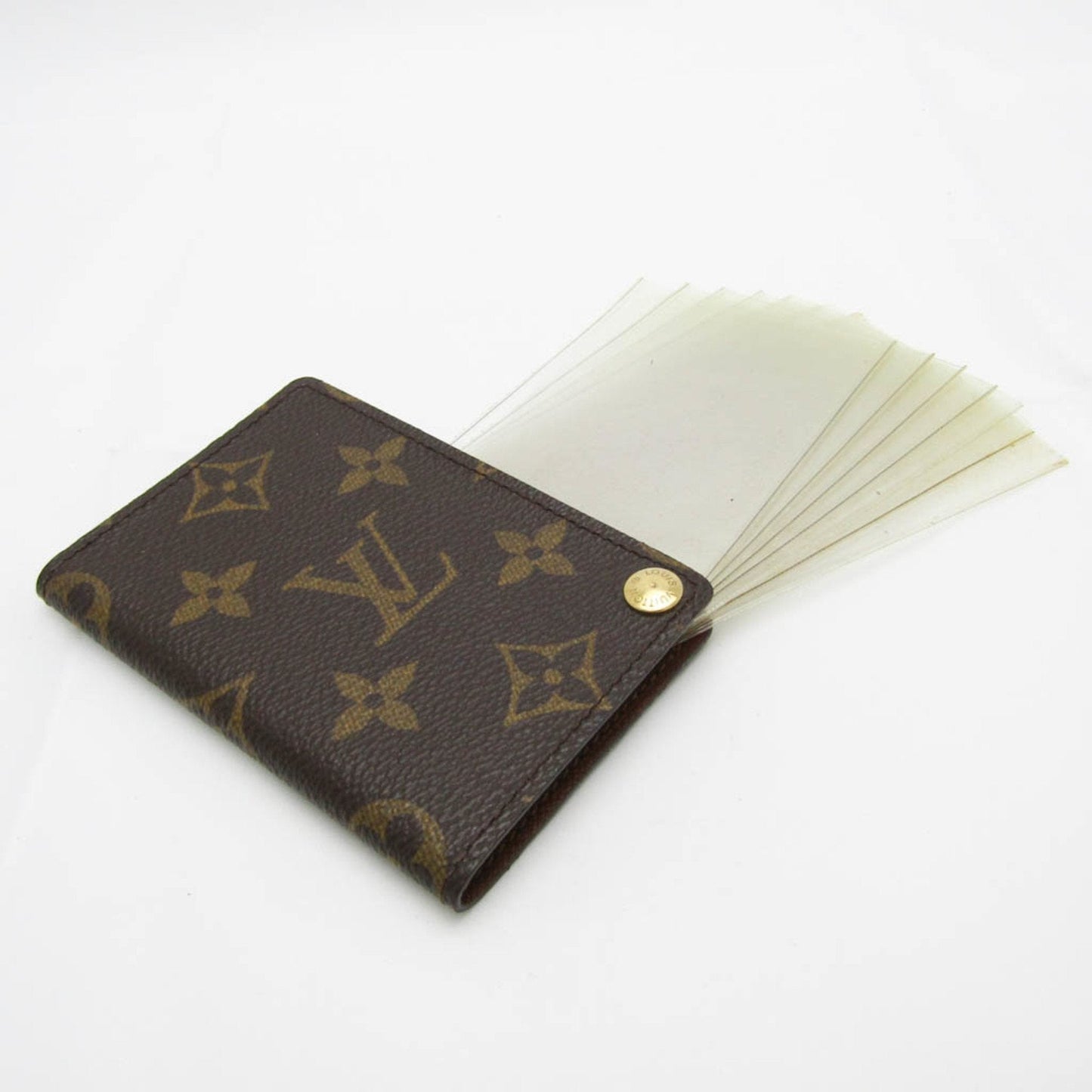 LOUIS VUITTON Monogram Porte Carte Credit Pression M60937 Monogram Card Case Monogram