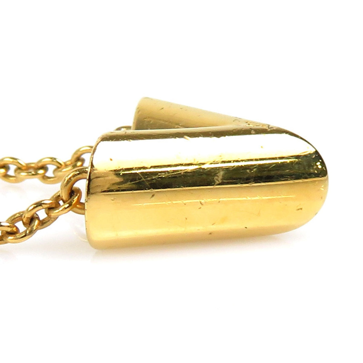 LOUIS VUITTON Necklace Essential V Metal Gold Unisex M61083
