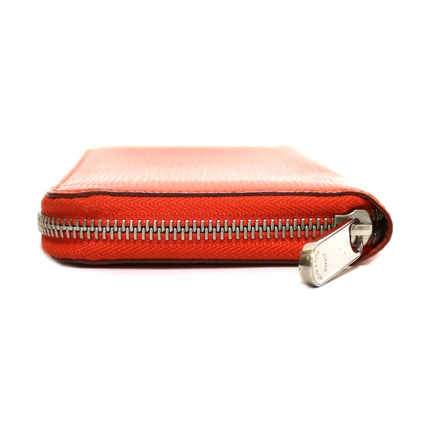 Louis Vuitton Long Wallet Epi Zippy M60310 Orange Pimon Women's Men's Leather