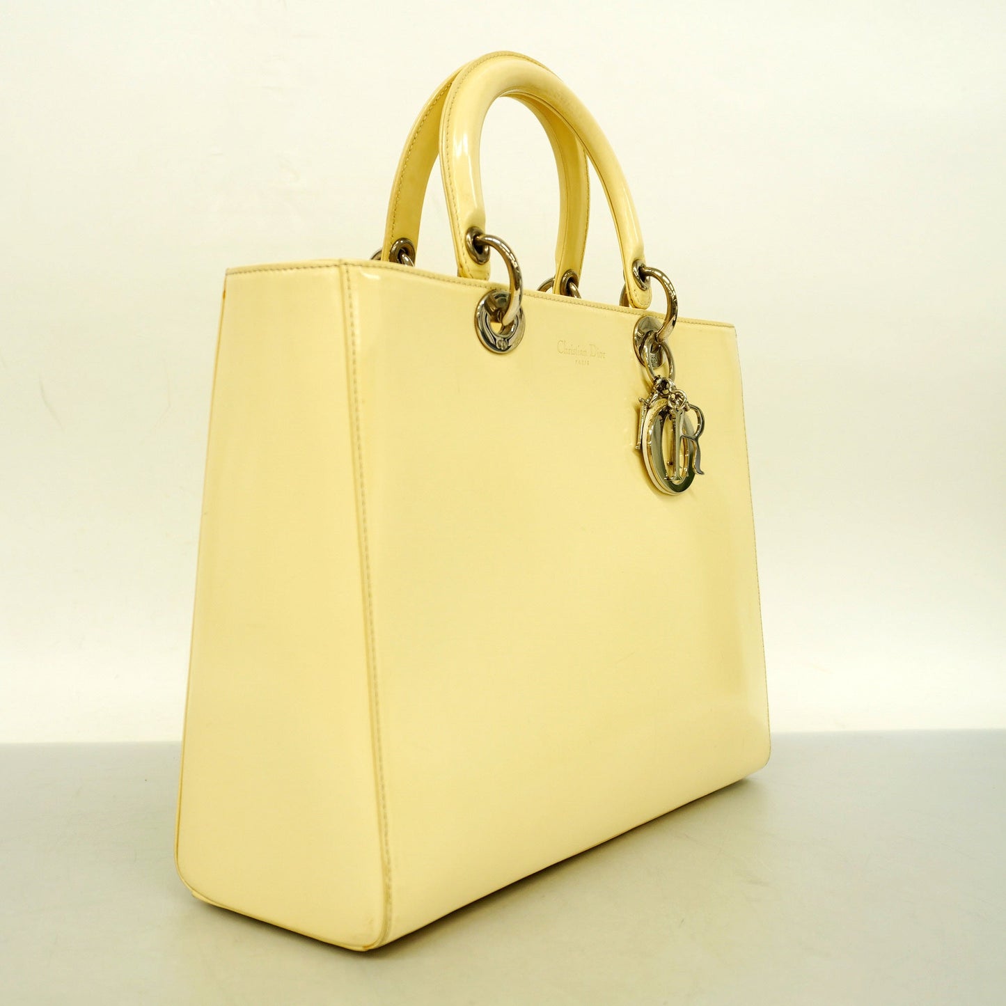 CHRISTIAN DIORAuth  Lady Dior 2WAY Bag Cannage Women's Leather Handbag,Shoulder