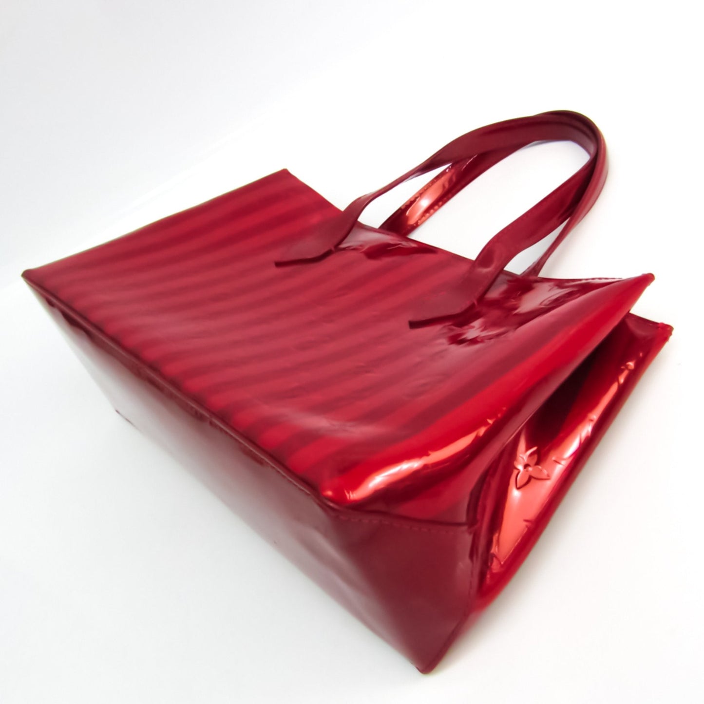 Louis Vuitton Monogram Vernis Wilshere PM M91702 Women's Handbag Pomme D'amour