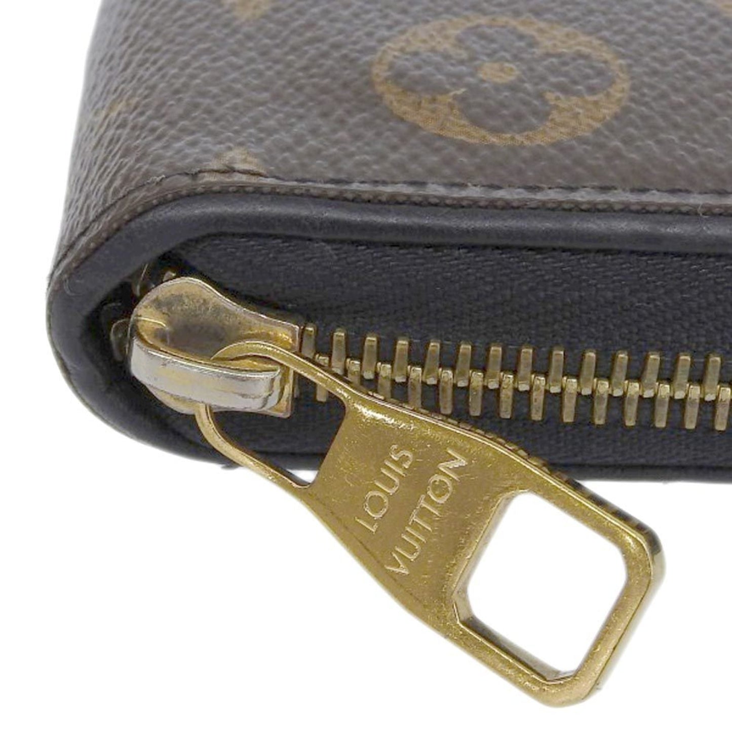 LOUIS VUITTON Monogram Zippy Retiro Round Long Wallet Noir M61855