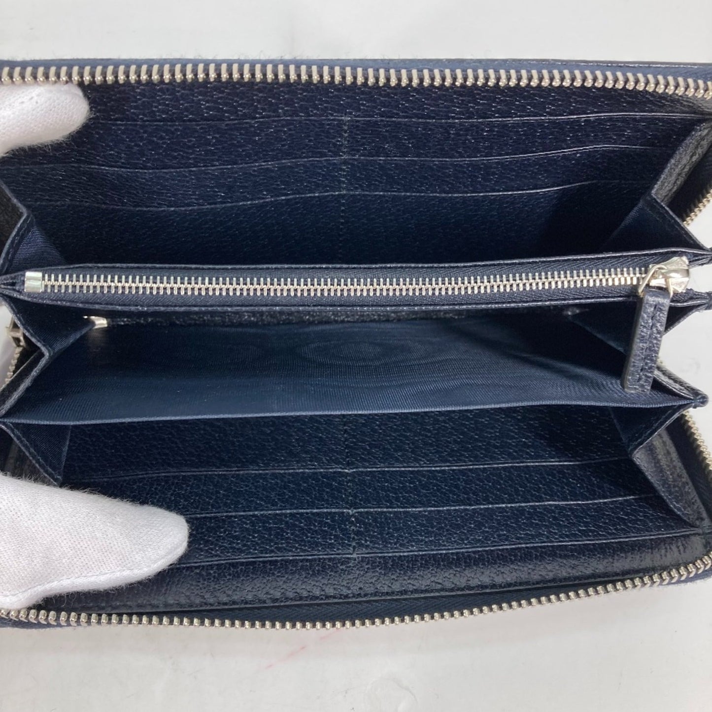 Gucci Navy Other Long Wallet (Bi-Fold)
