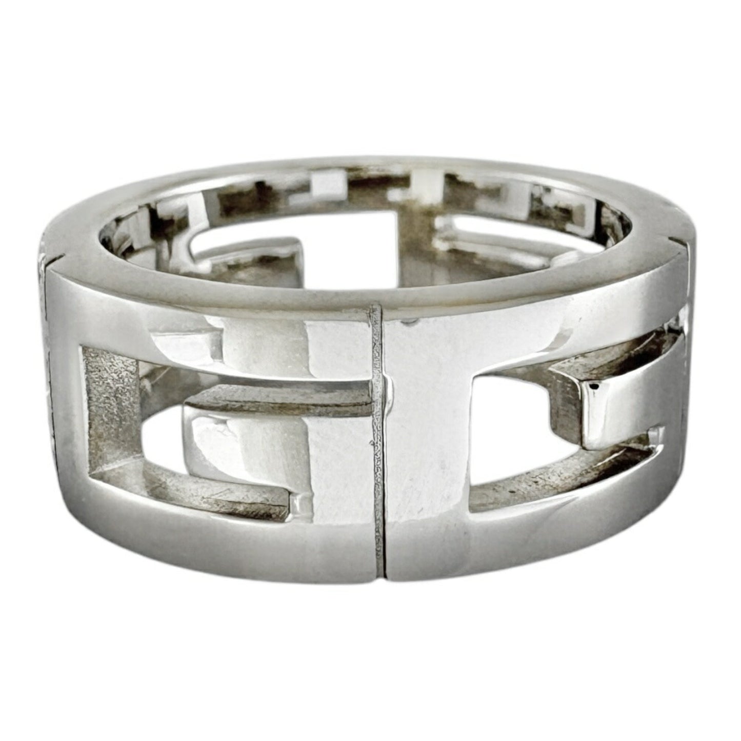 Gucci Silver White Gold (18K) Band Ring