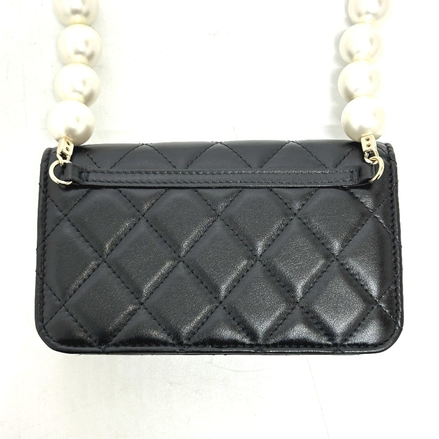 Chanel CC Mark Chain Wallet Crossbody Bag Long Wallet Shoulder Bag Black