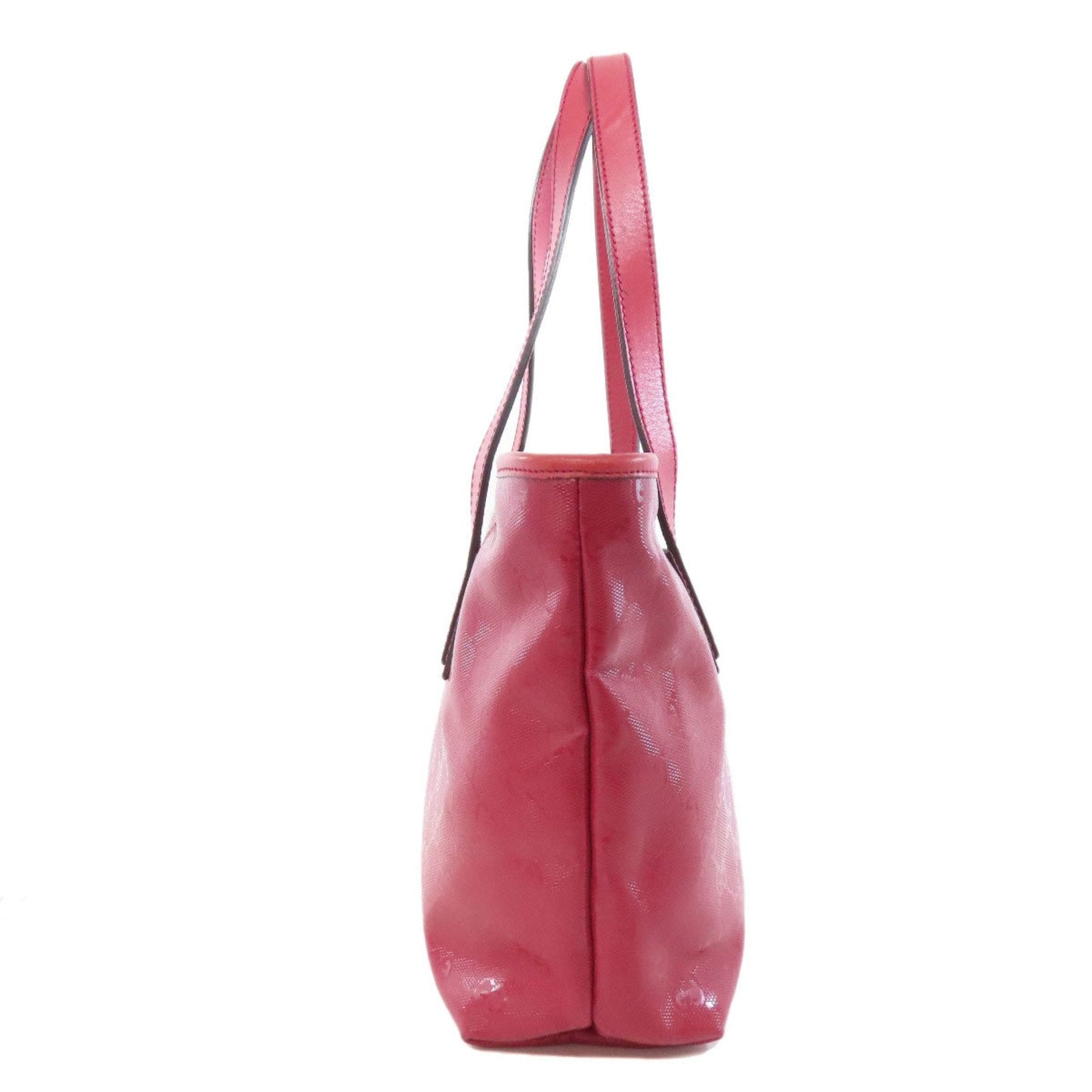 Gucci Red Color Pvc Tote Bag