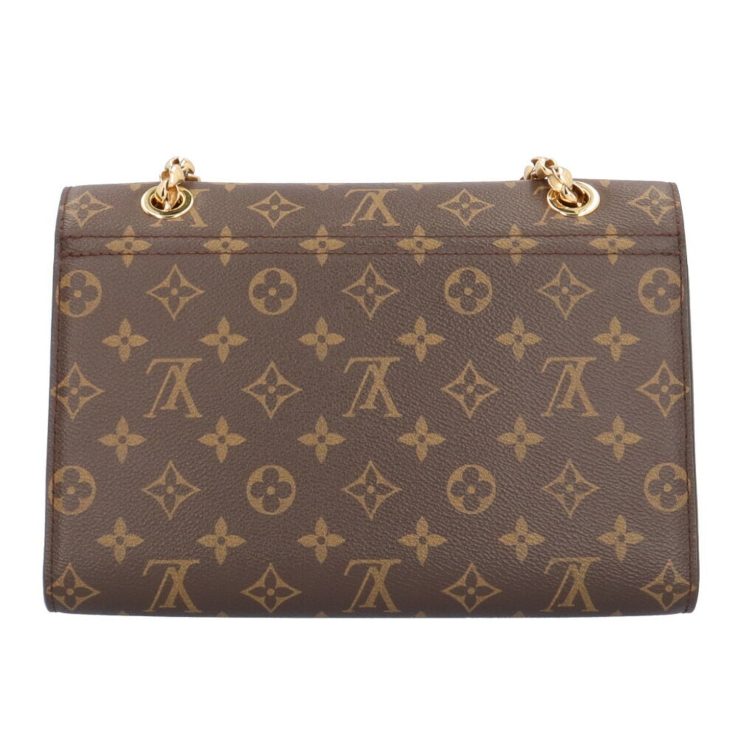 LOUIS VUITTON Victoire Monogram Shoulder Bag Canvas M41730 Brown Women's