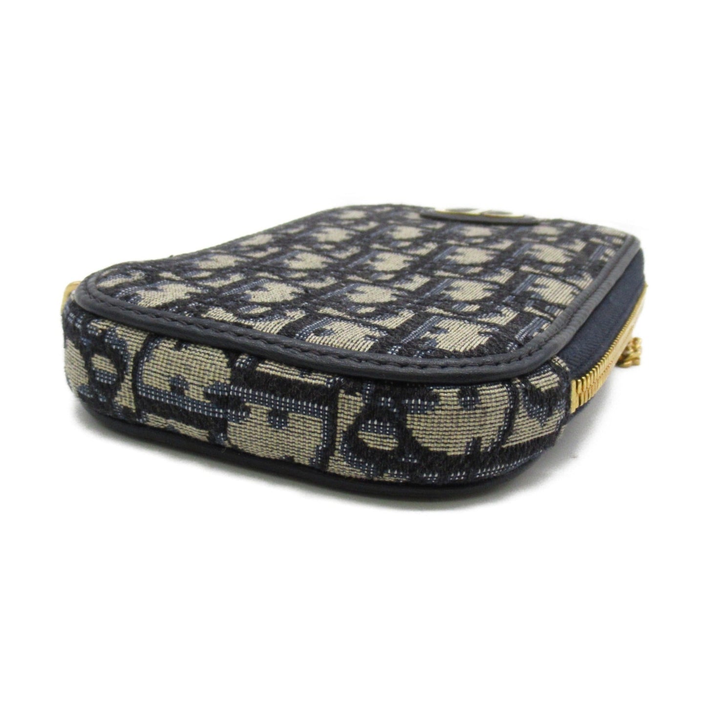 Dior Montaigne Phone Case Shoulder Bag Navy canvas S2114UTZQ