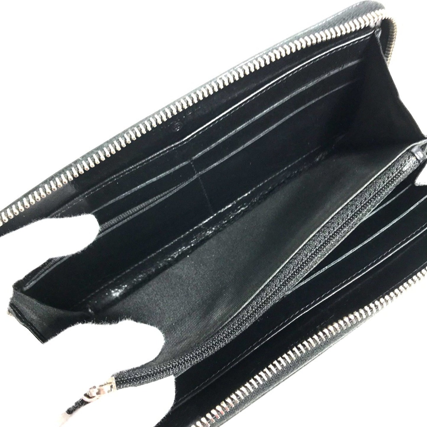 Chanel A82184 VOTEZ COCO Zip Around Long Wallet Black