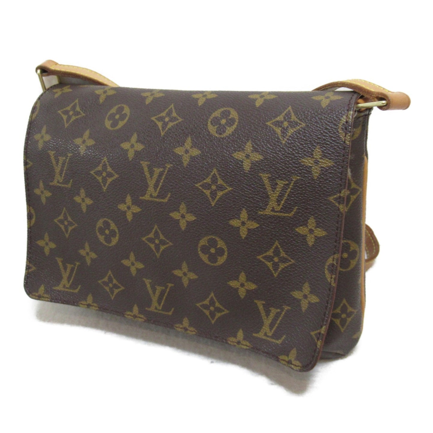 LOUIS VUITTON Musette Tango Short Shoulder Bag Brown Monogram PVC coated canvas M51257