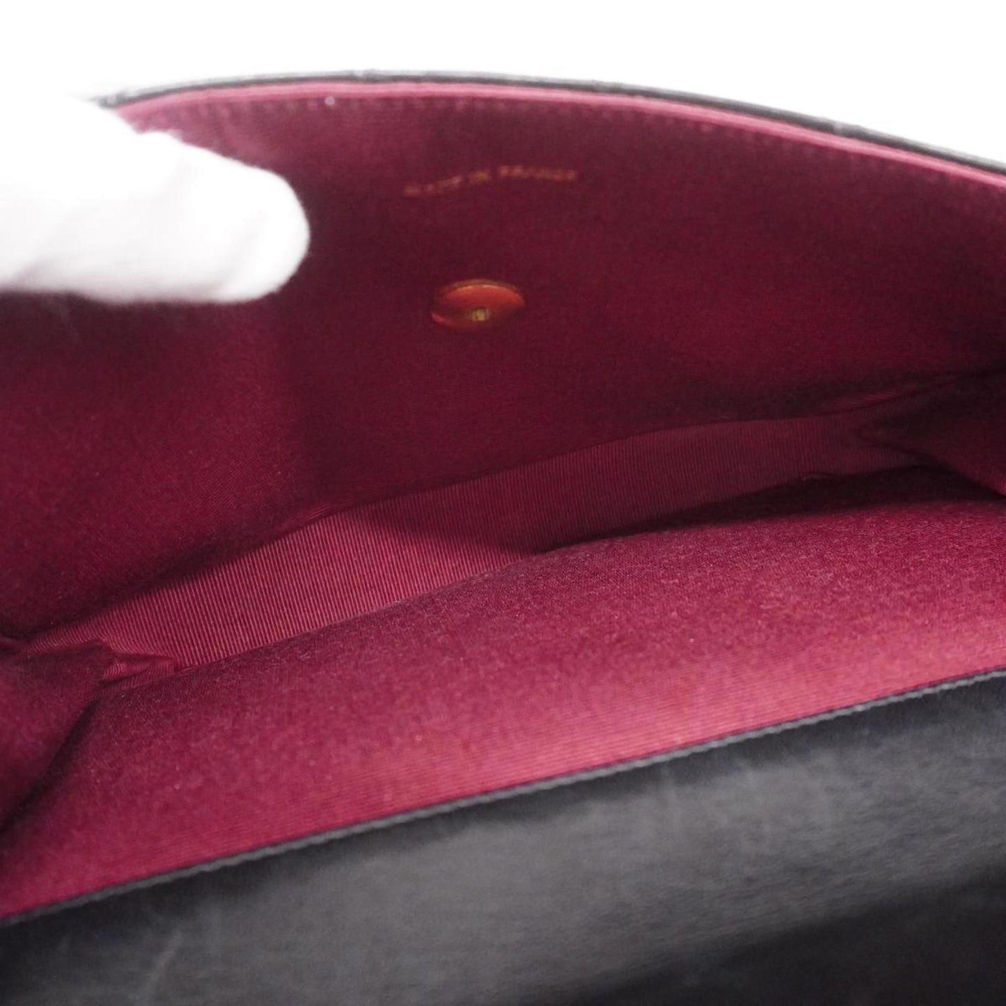 Chanel Shoulder Bag Matelasse Lambskin Black Women's
