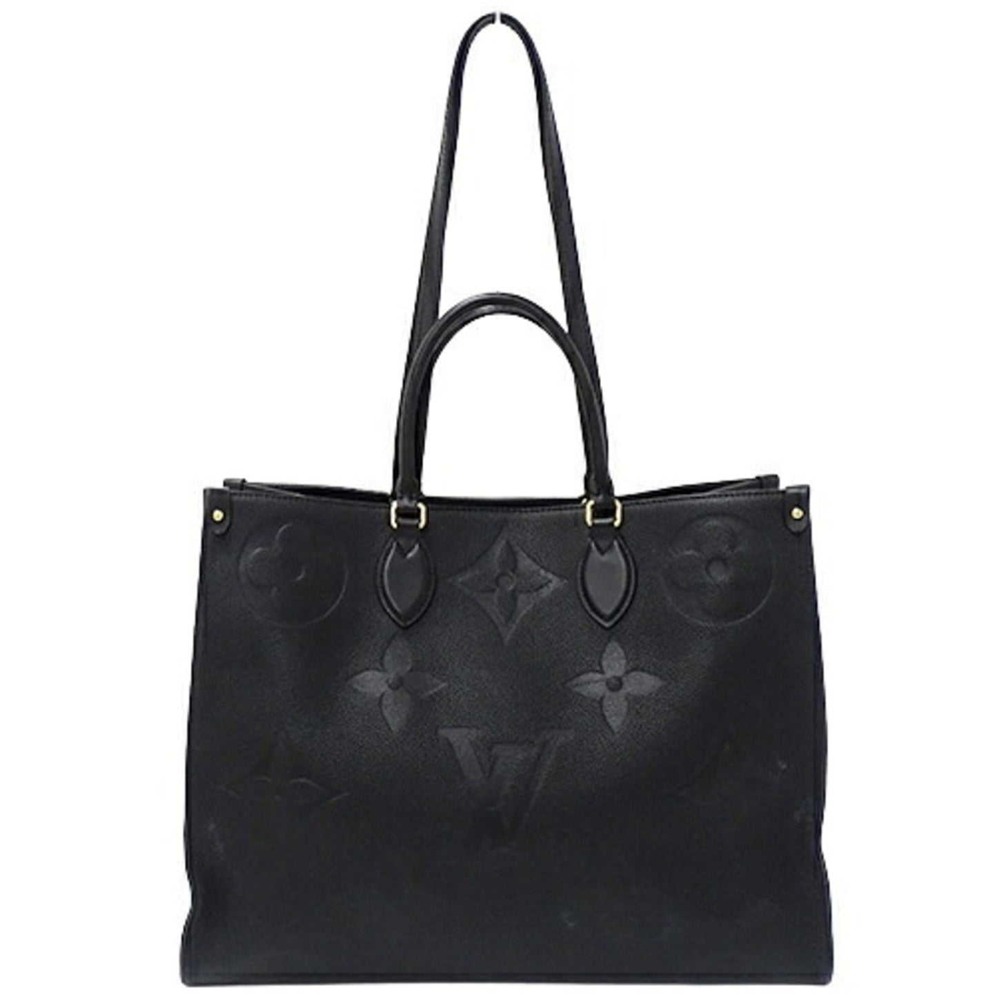 LOUIS VUITTON Bag Monogram Empreinte Women's Tote 2way On the Go GM Noir M44925 Black
