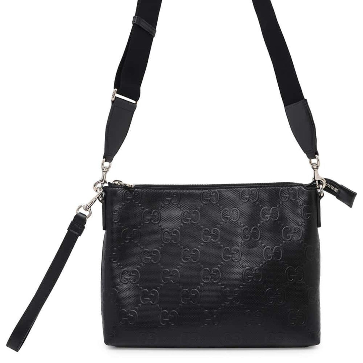 Gucci Black Leather Clutch Bag Shoulder Bag ()