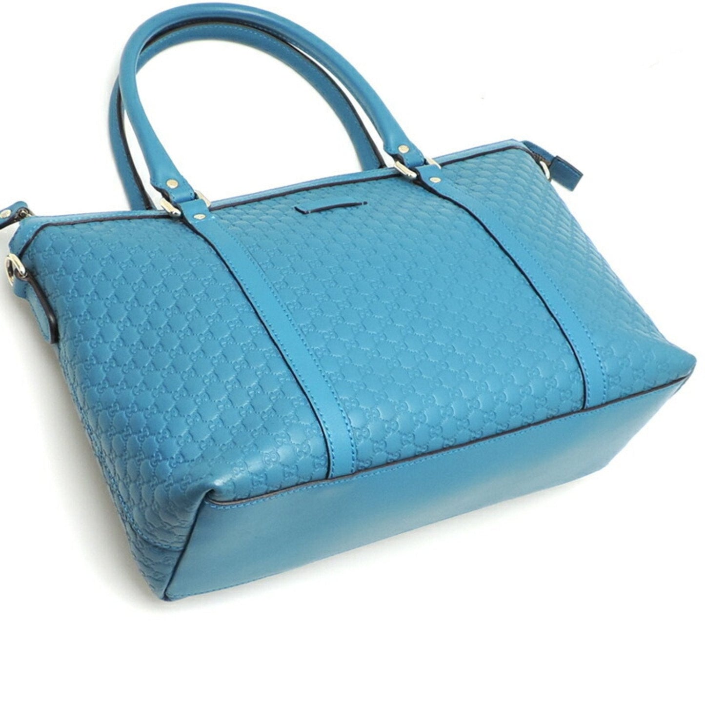 Gucci Blue Leather Handbag