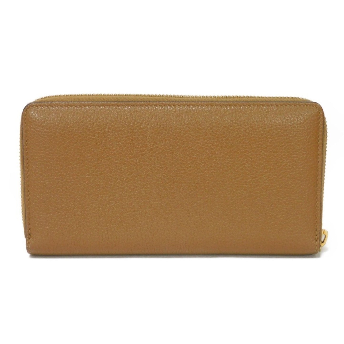 Gucci Brown Leather Long Wallet (Bi-Fold)
