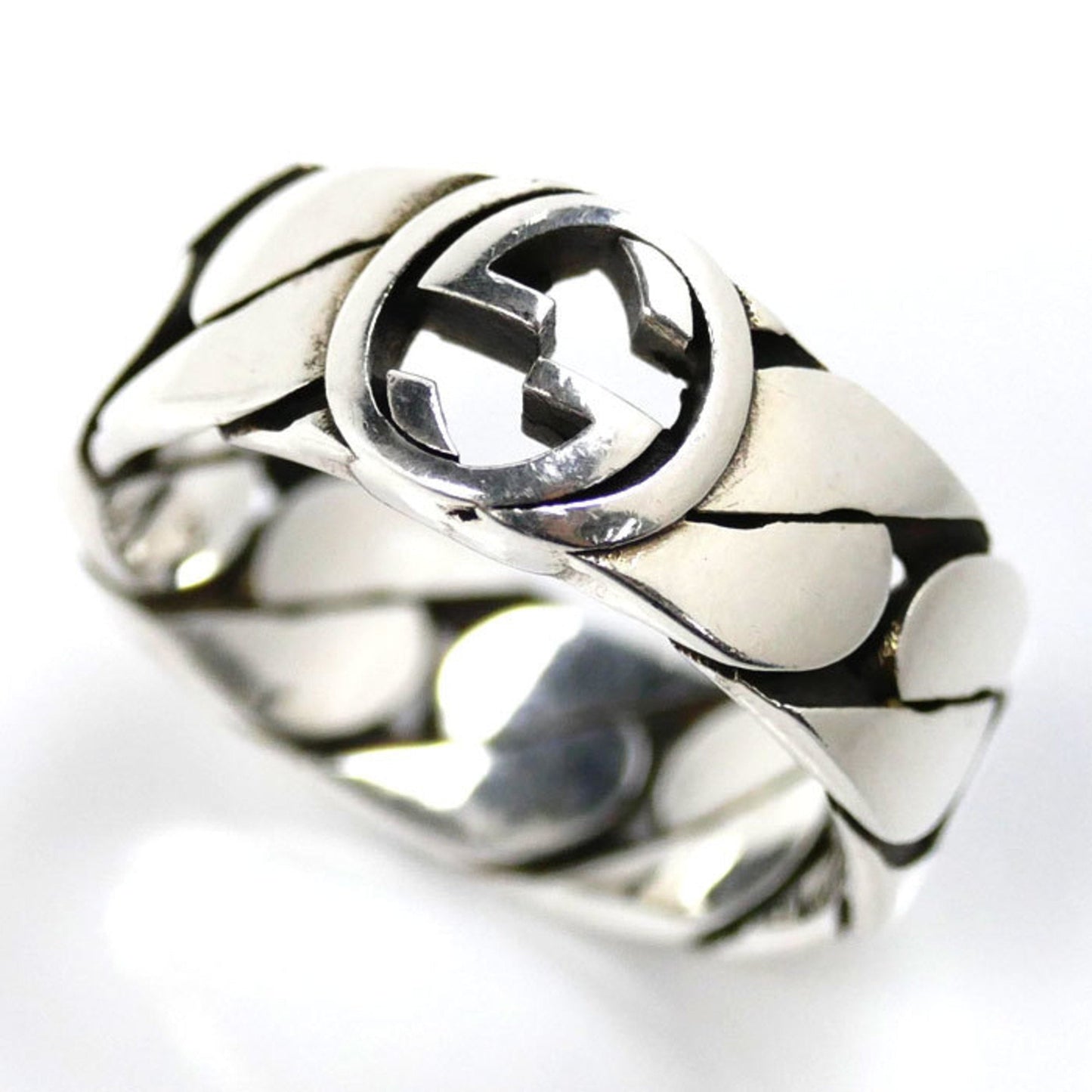Gucci Silver Silver 925 Band Ring ()