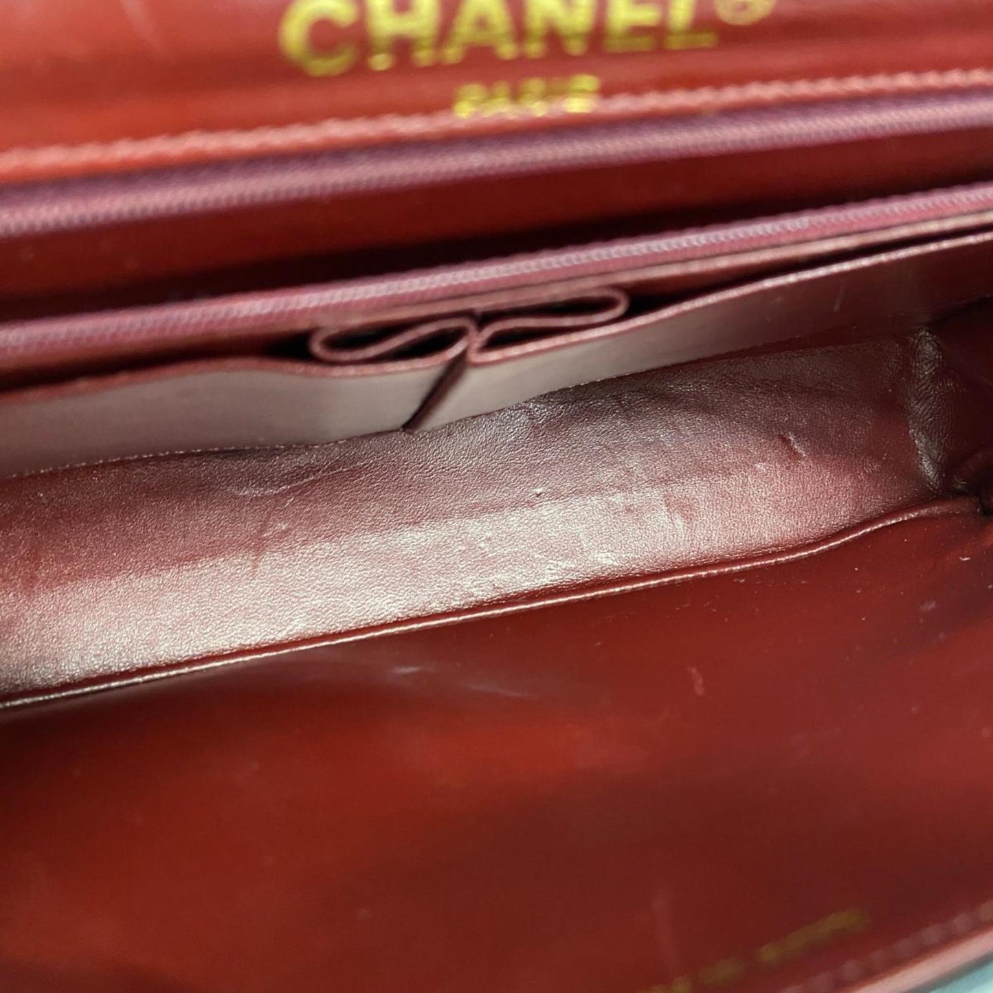 Chanel Shoulder Bag Matelasse Paris Limited W Flap Chain Lambskin Black Women's