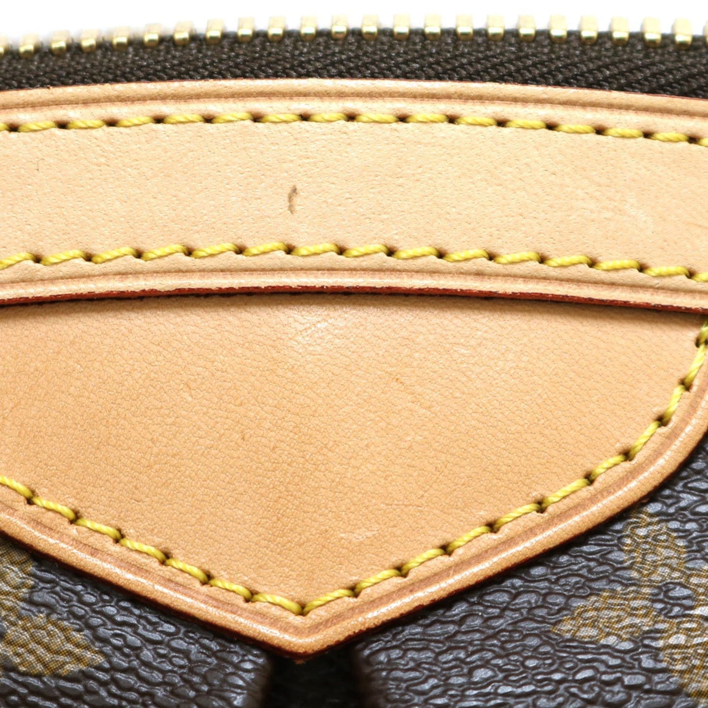 LOUIS VUITTON Tivoli PM Monogram Handbag Canvas M40143 Brown Women's