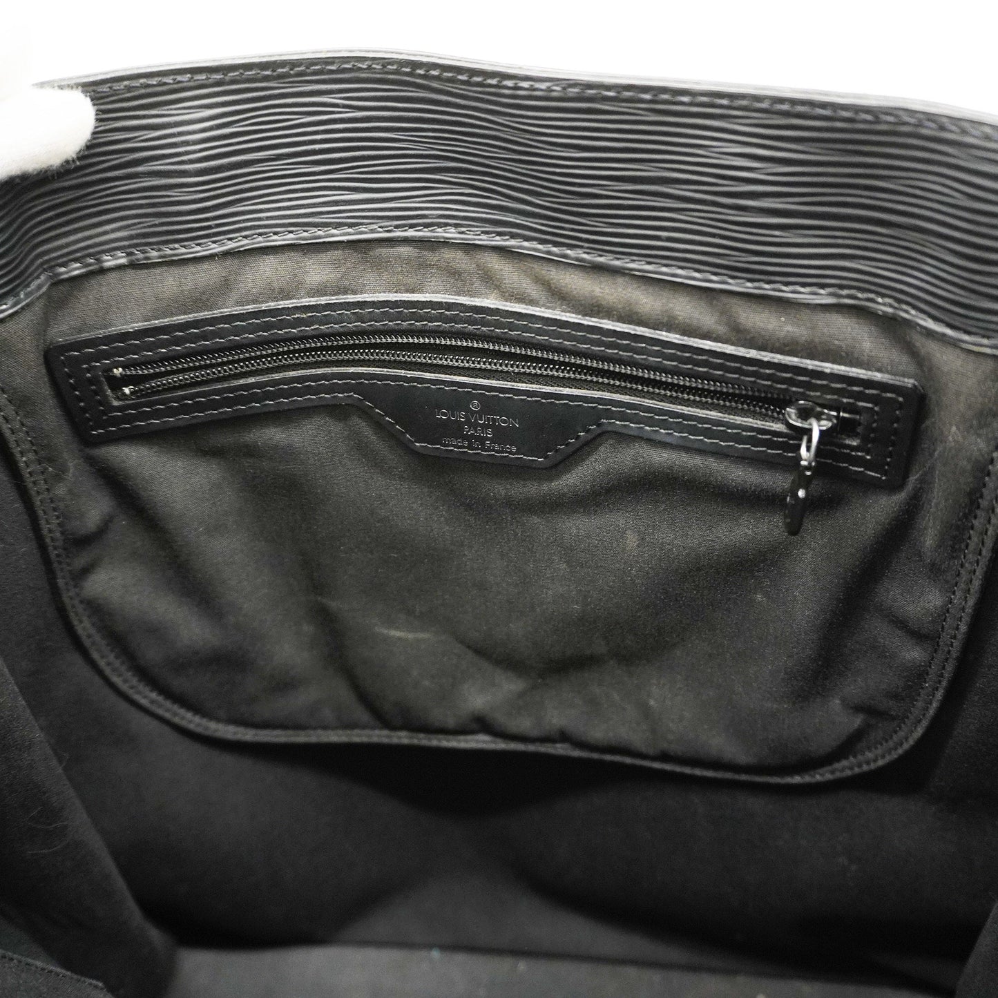 LOUIS VUITTONAuth  Epi Sac Plat M59082 Women's Tote Bag Noir