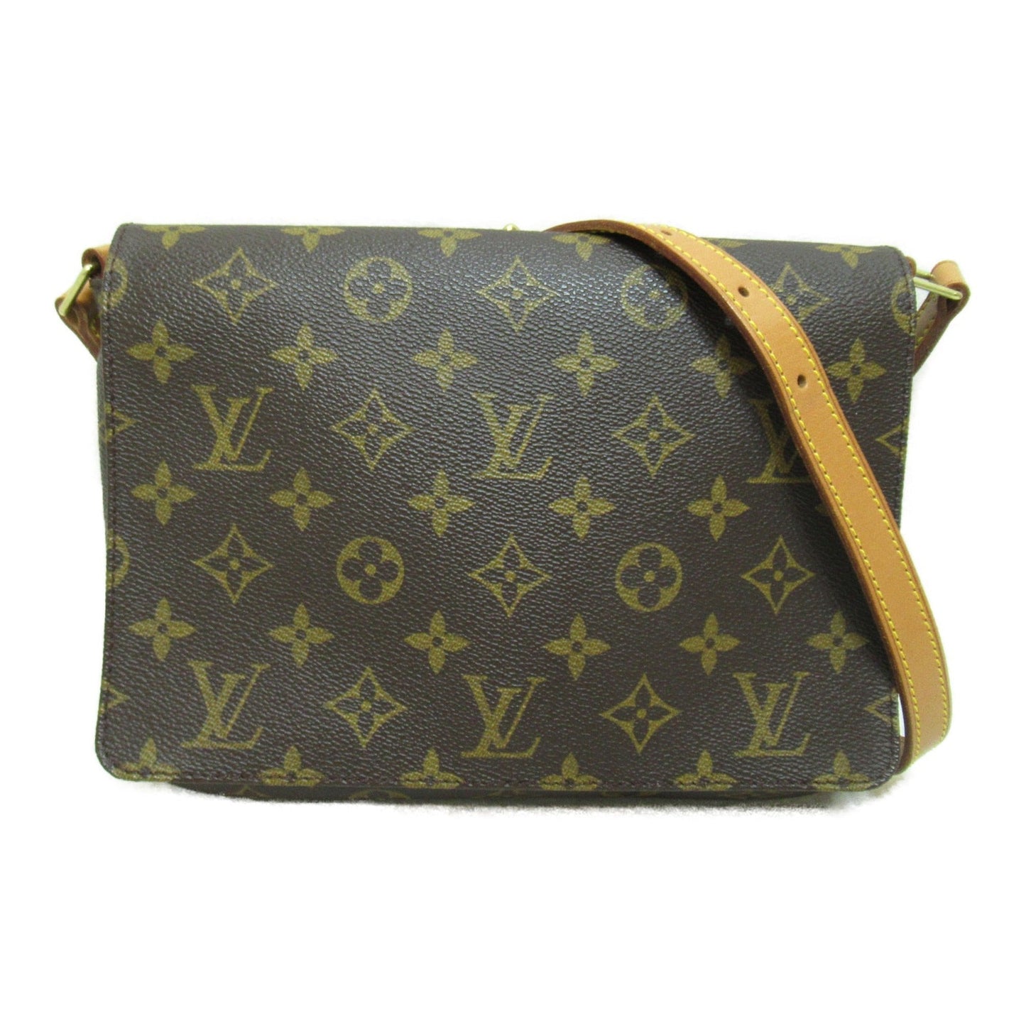 LOUIS VUITTON Musette Tango Short Brown Monogram PVC coated canvas M51257