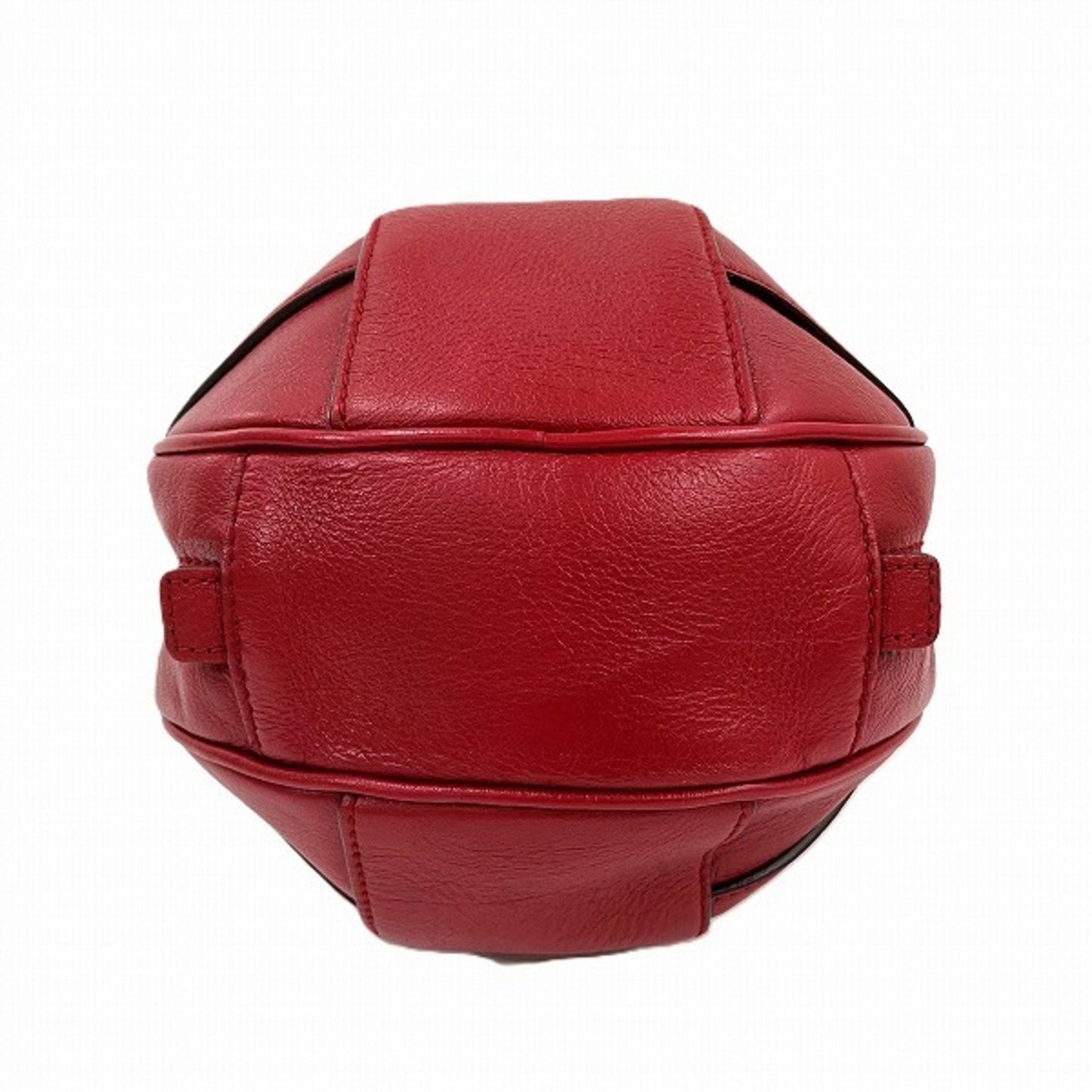Gucci Red Color Leather Handbag Shoulder Bag