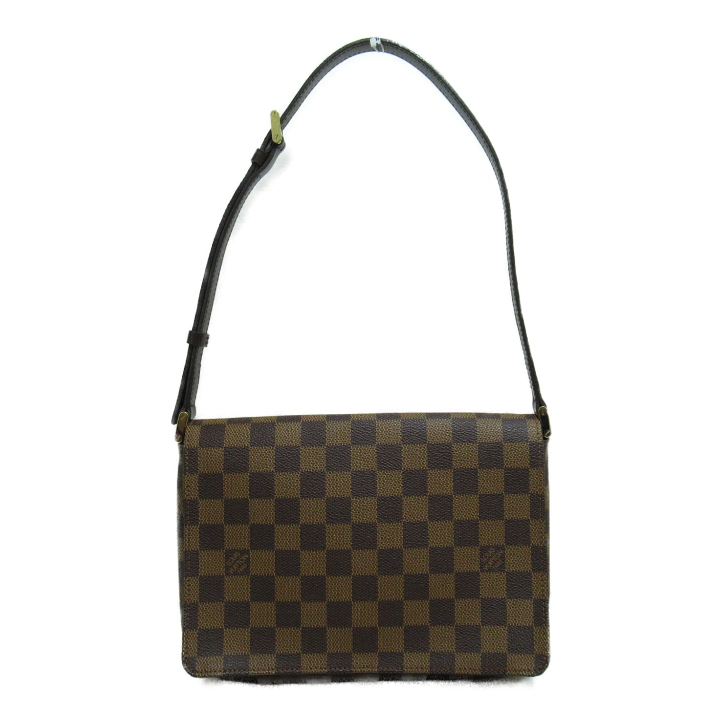 LOUIS VUITTON Musette Tango Short Shoulder Bag Brown Damier PVC coated canvas N51255