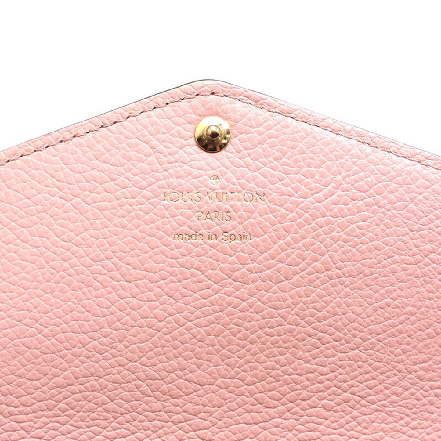 LOUIS VUITTON Portefeuille Sarah Women's Long Wallet M64082 Monogram Empreinte Rose Poudre/Pink