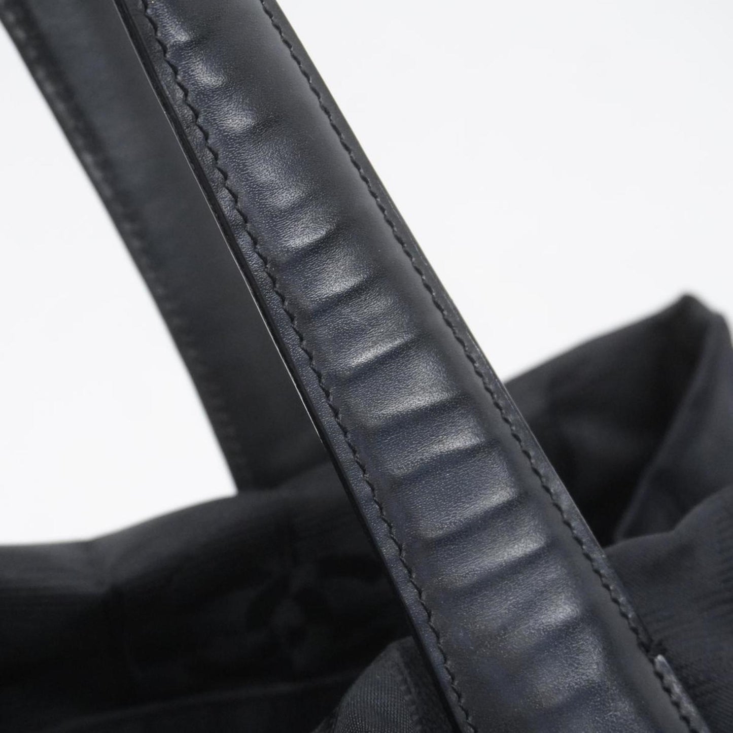 Chanel Tote Bag New Travel Nylon Black Champagne Women's