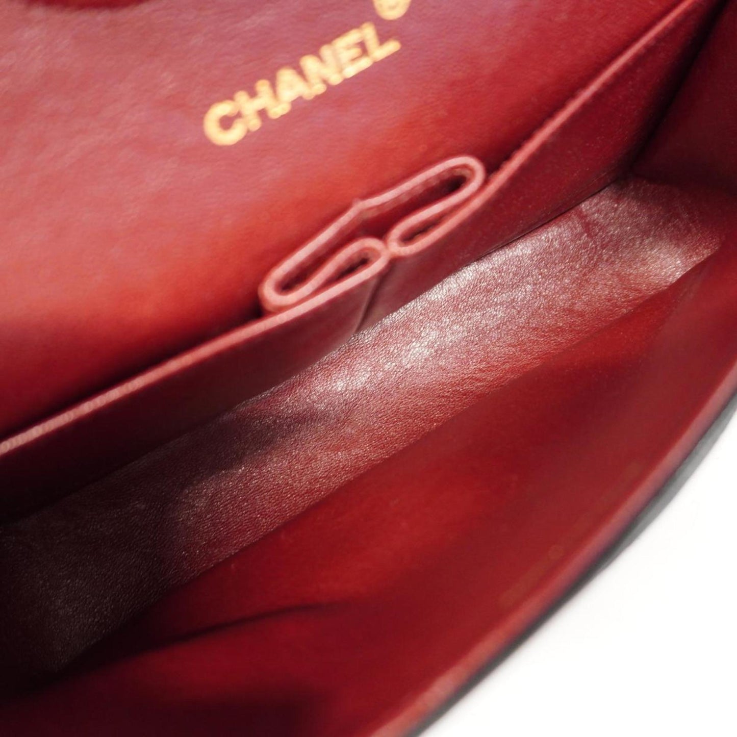 Chanel Shoulder Bag Matelasse W Flap Chain Black Women's