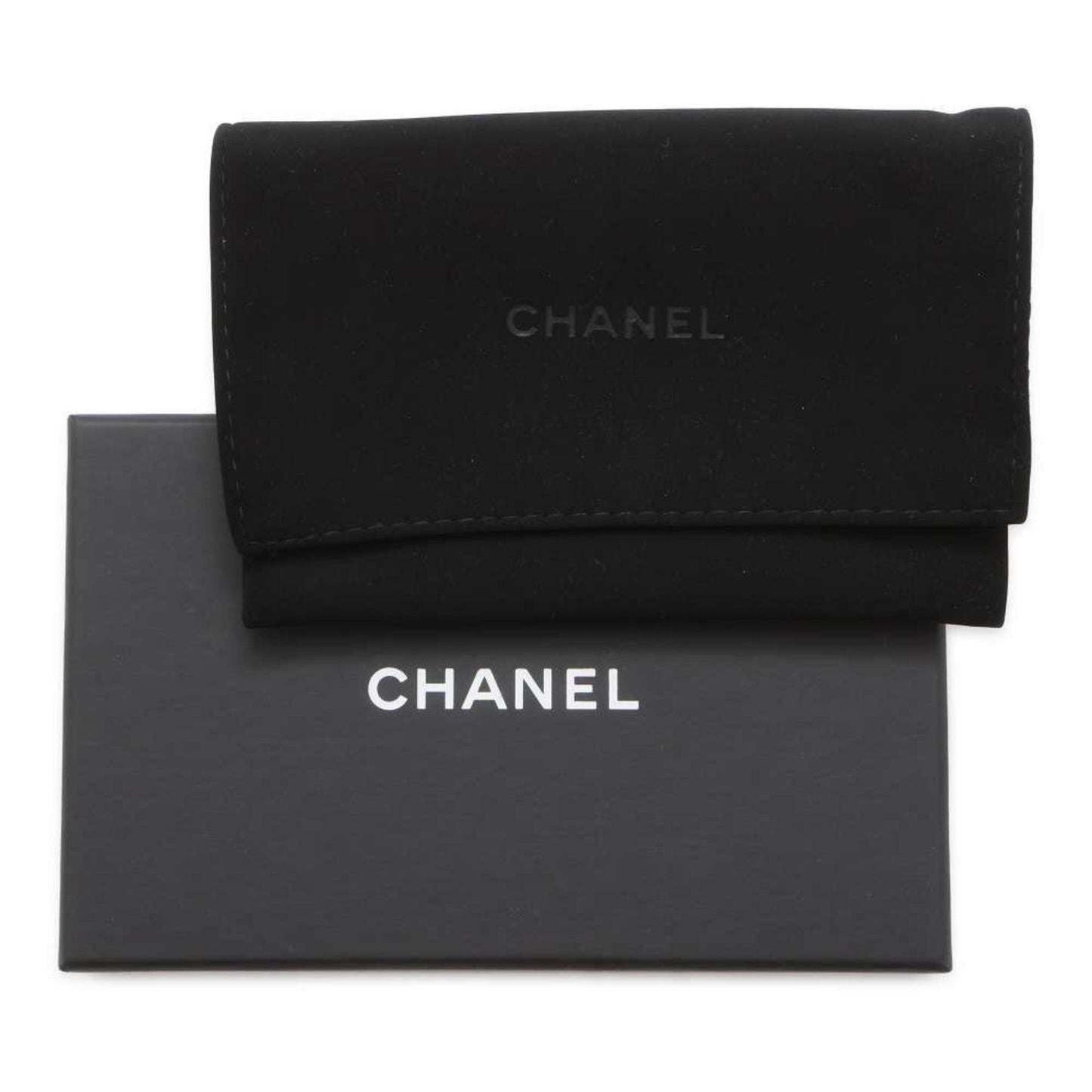 Chanel Wallet/Coin Case Boy Coco Mark Matelasse Lambskin A80602 CHANEL Coin Purse Wallet Business Card Case/Card