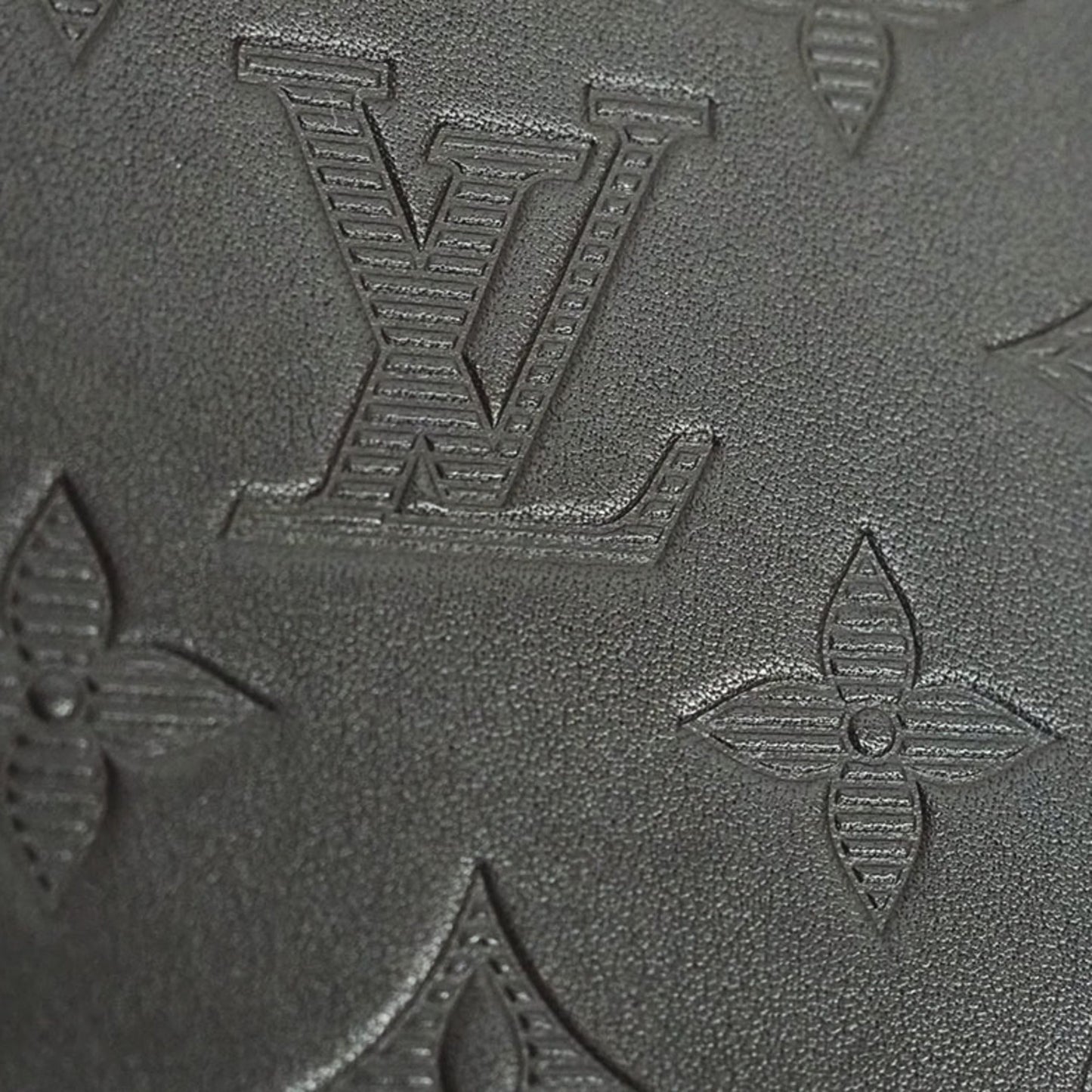LOUIS VUITTON Portefeuille Blazer Monogram Shadow Black M62900 Bifold Long Wallet Men's