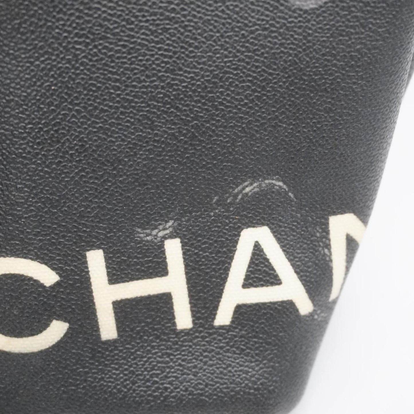 Chanel Tote Bag Central Station Caviar Skin Black Women's